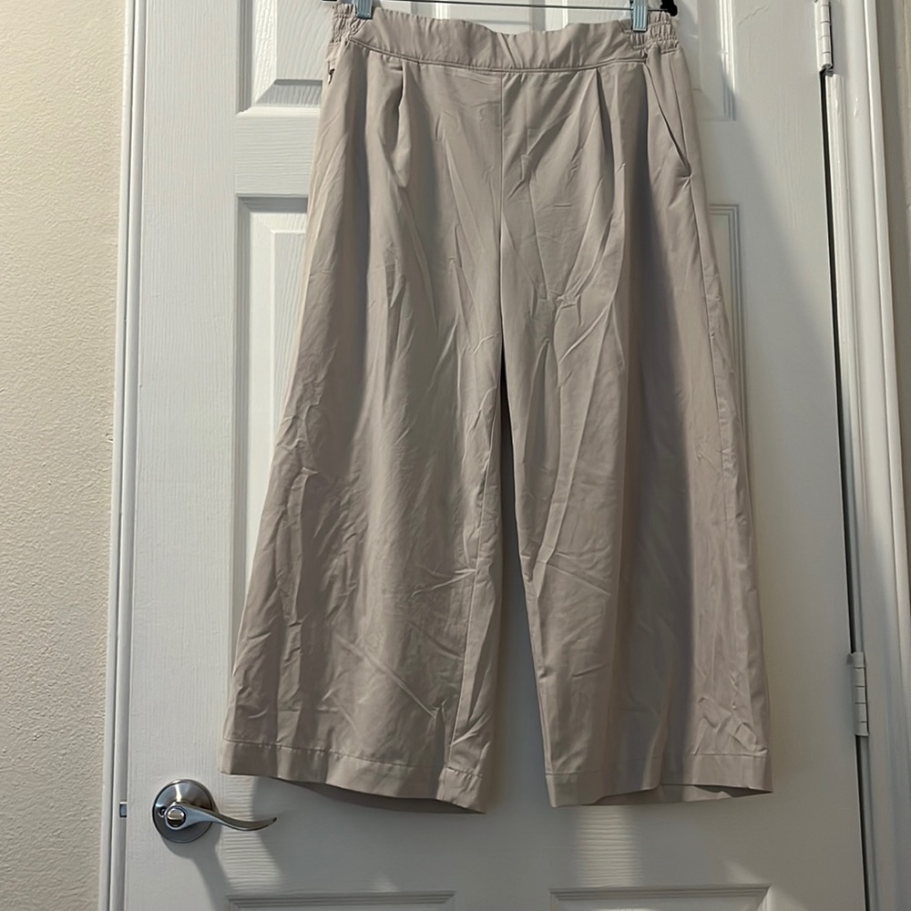 Athleta Brooklyn Wide Leg Cropped Pants